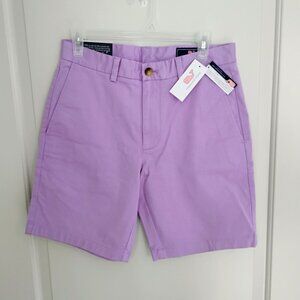 NEW Vineyard Vines Classic Fit 9" Breaker Shorts Purple Lavender 30 Waist